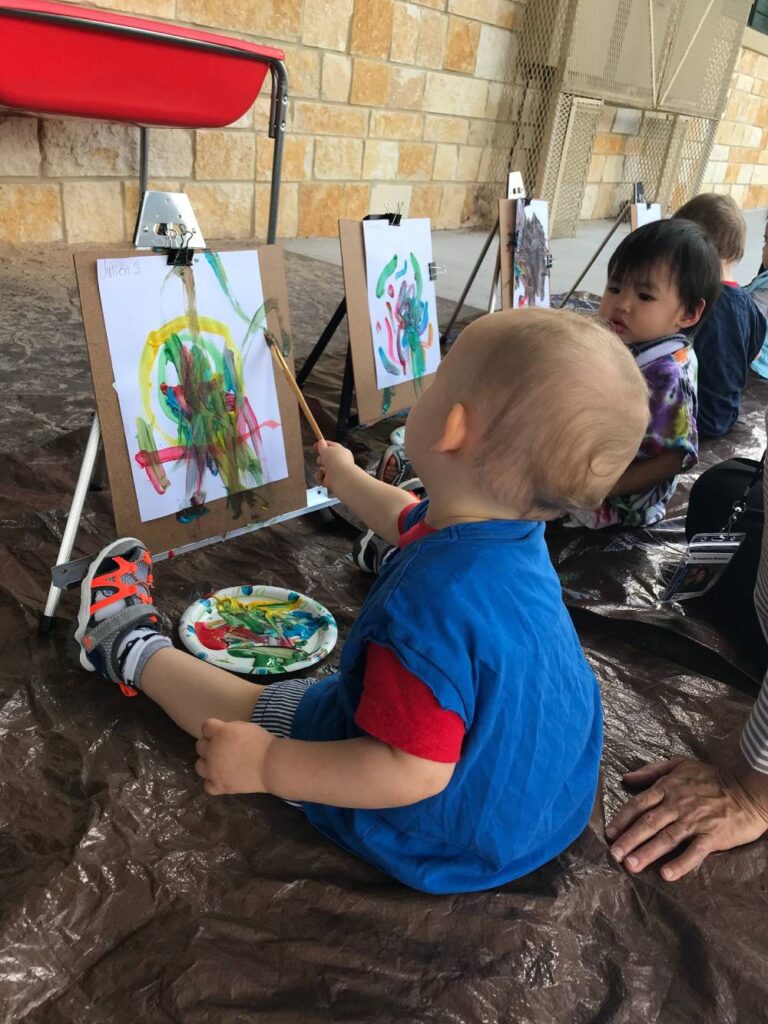 Toddler painting